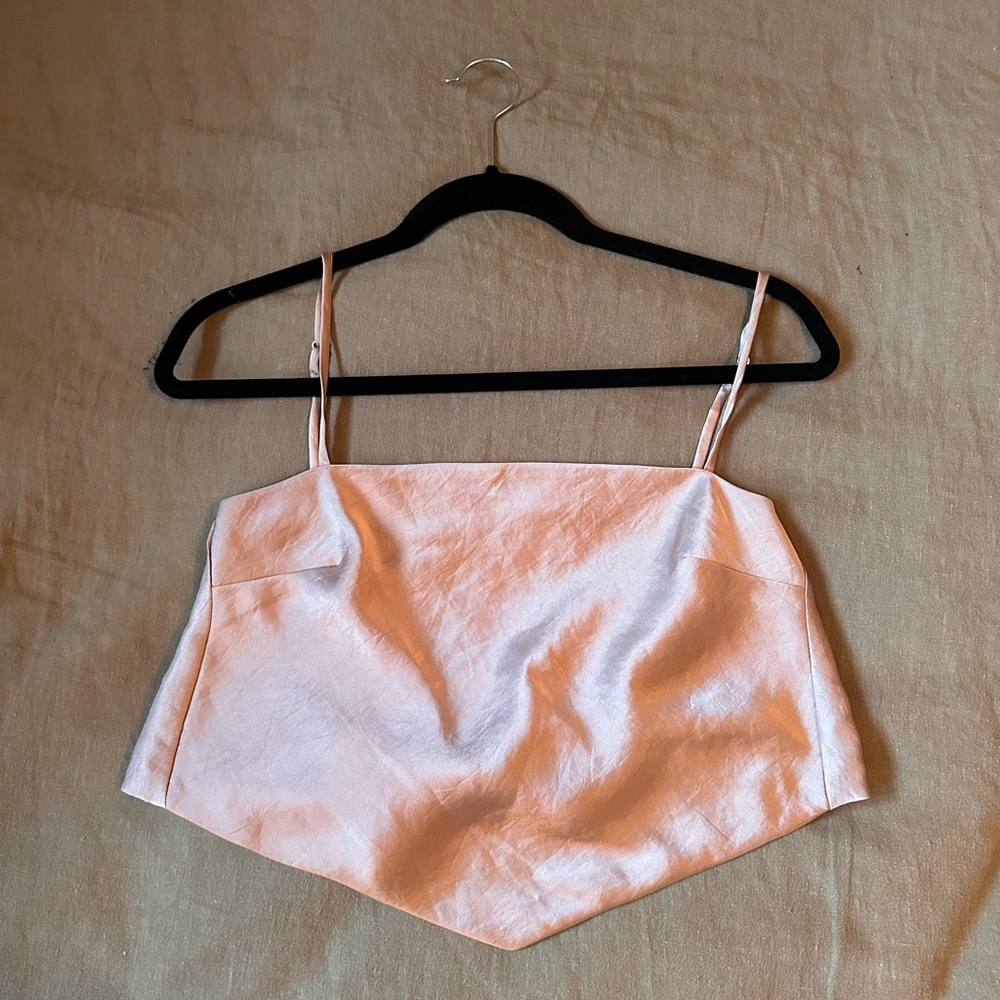 Sunday Best shimmery champagne Top